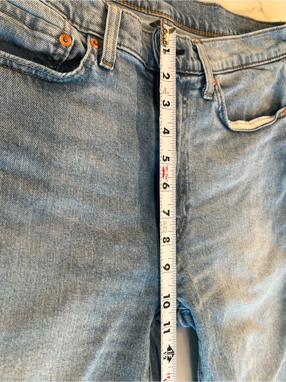 Vintage big E premium Levis Men's Straight-Leg Jeans - Picture 7 of 14